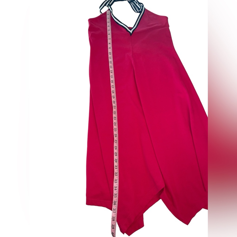 Cynthia Rowley Womens Red Halter Handkerchief Style Dress Size Medium NWT - Picture 12 of 15